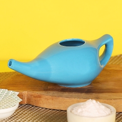 Ceramic Neti Pot for Sinus Premium Grade Dishwasher Safe Holds 22