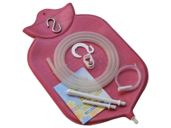 Enema Bag Kit for Colon Cleansing with Platinum Cured Silicone Ho