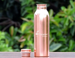 Especially Designed Handmade Indian Copper Water Bottle with Leak