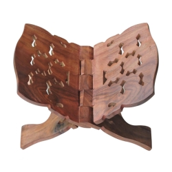 Hand Crafted Wooden Holy Book Stand Rahel for Comfortable Reading