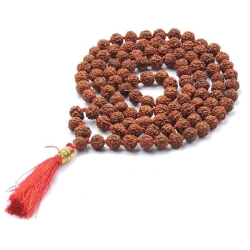 Meditation Rudraksh Mala Beads - Pachmukhi