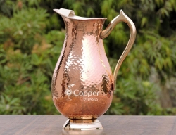 Mughlai Style  High Quality Handmade Copper Jug for Fine Dine in 