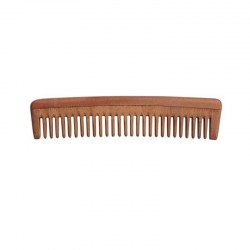 Natural Kacchi Neem Wide tooth Comb For Managing Dandruff and Hai