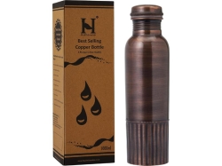 Pure Copper Bottle PREMIUM ANTIQUE Finish 950 Ml Capacity