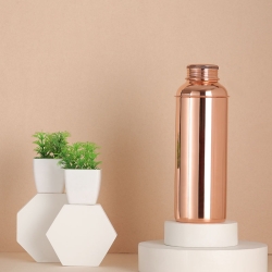 Pure Copper Fanta Bottle 900 Ml NON Lacquered