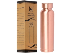 Pure Copper Fanta Bottle for Ayurvedic Health Benefits 900 Ml wit