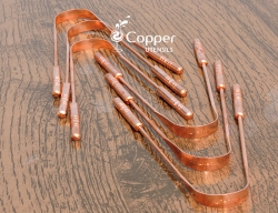 Pure Copper Tongue Cleaner Set