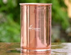 Pure Copper Tumbler for Drinking Water for Ayurveda Health Benefi