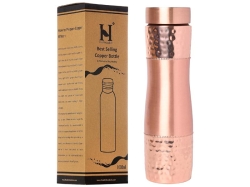 Pure Copper Water Bottle wide Mouth 1000 Ml