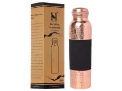 Pure Copper Water Bottle for Ayurvedic Health Benefits 1000 Ml Co