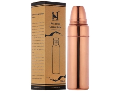 Pure Copper Bottle Thermos Shape 900 ML Capacity