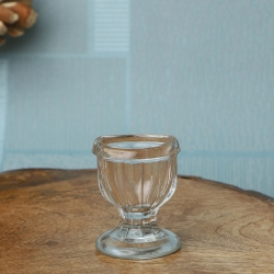 Single Transparent Glass Eye Wash Cup for Keep Your Eyes Clean an