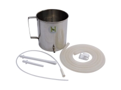 Stainless Steel Enema Bucket 1.5 Quart Ideal for Home Coffee Enem