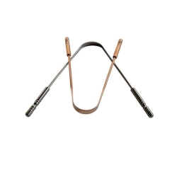 Steel and Copper Tongue Cleaner Set of 2 For Cleaning Tongue