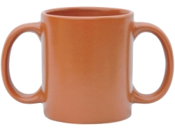 Dual Handle Mug Double Grip Mug to Aid Tremors 350 Ml Teracotta
